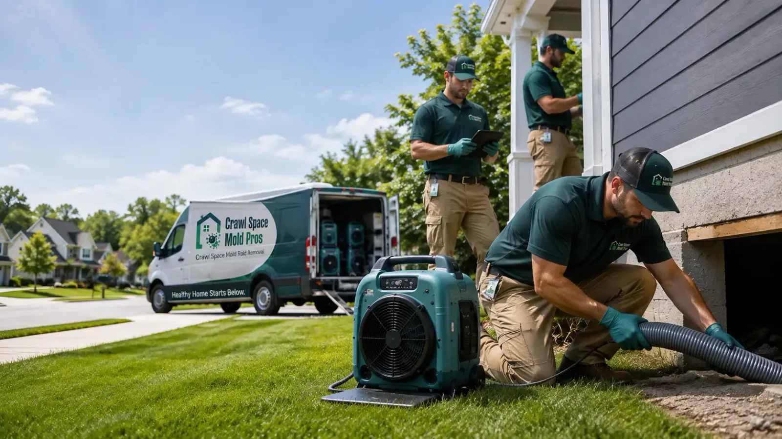 Crawl Space Mold Removal in Baxter, IA